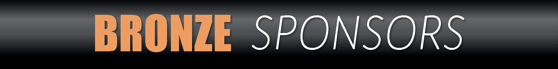 Bronze Sponsors Bronze Sponsors